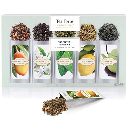 Té Forte Single Steeps Té de té de hoja suelta, caja de té variada variedad