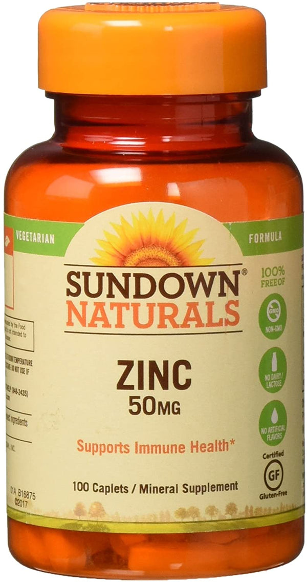 Sundown Zinc 50 Mg Capsules