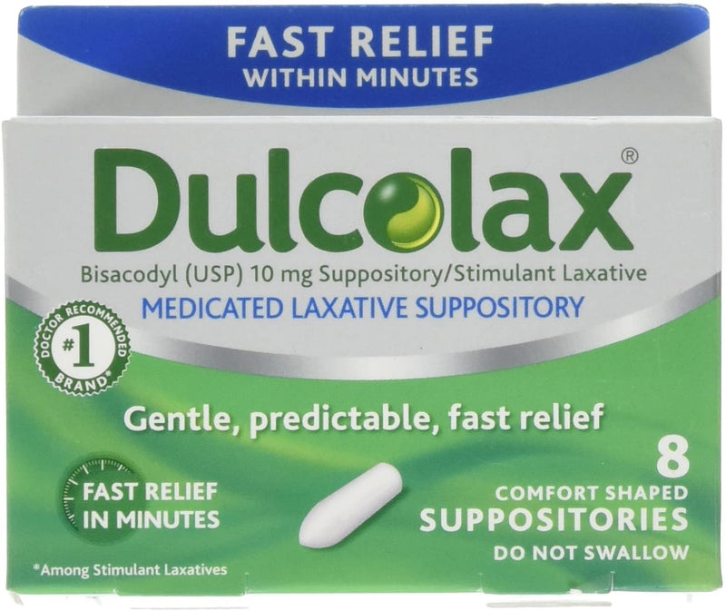 DULCOLAX Suppositories 10mg 8ct