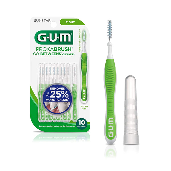 Gum Proxabrush Go-Betweens Cleaners Tight 10 Counts