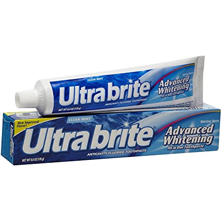 Ultra brite Advanced Whitening Toothpaste Clean Mint 6 oz