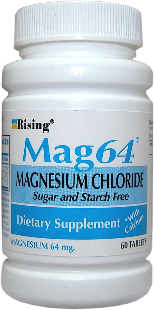 Rising Mag64 Magnesium Chloride 60 Tablets