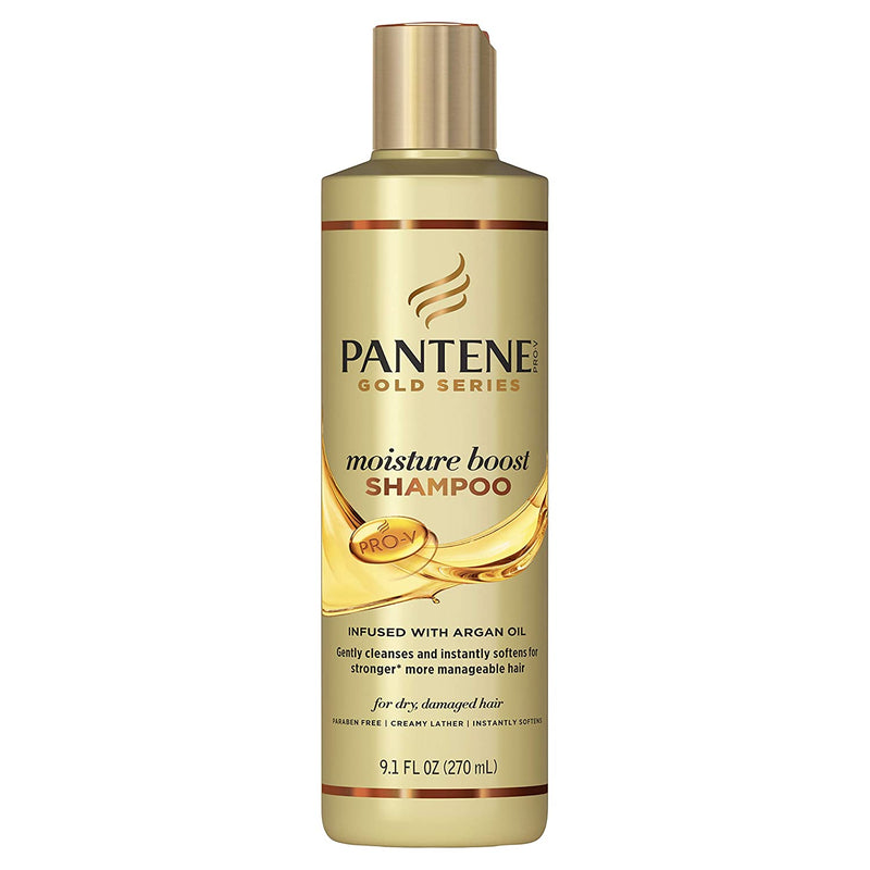 Pantene Pro-V Gold Series Moisture Boost Shampoo, 9.1 oz