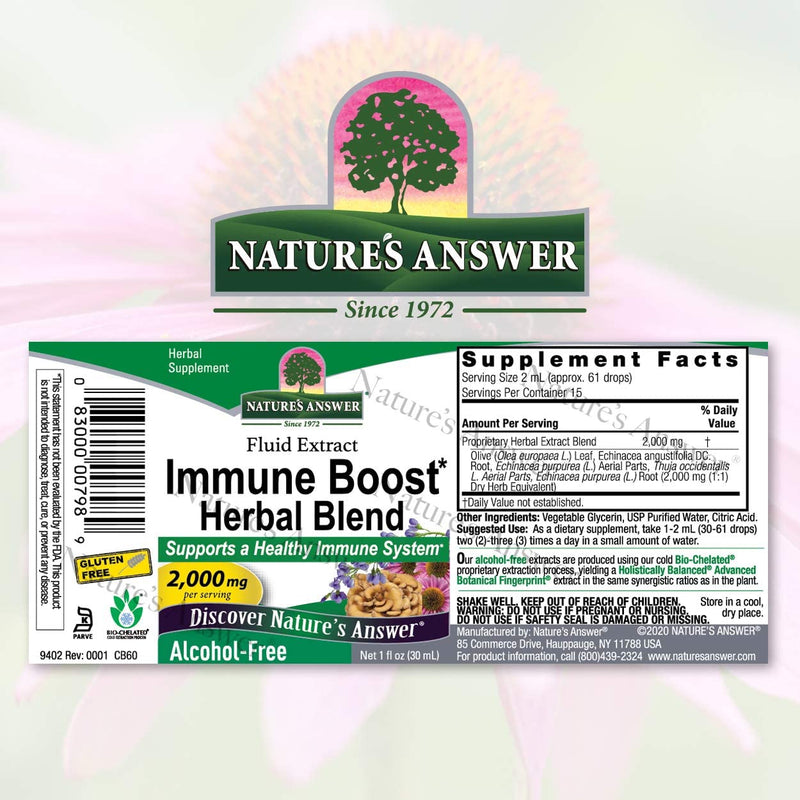 Naturaleza responde inmune boost mezcla herbal 1 oz