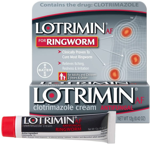 Lotrimin AF Ringworm Cream, Clotrimazole 1%