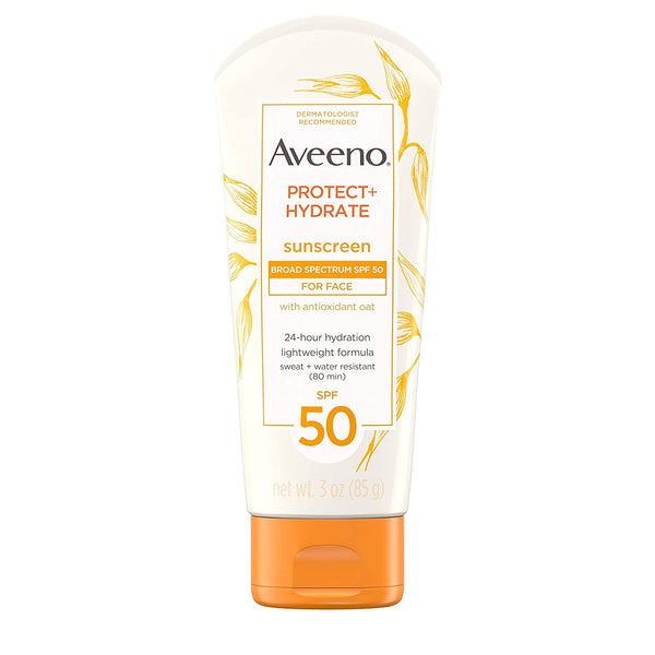 Aveeno Protect + Hydrate Moisturizing Sunscreen Lotion with Broad Spectrum SPF 50