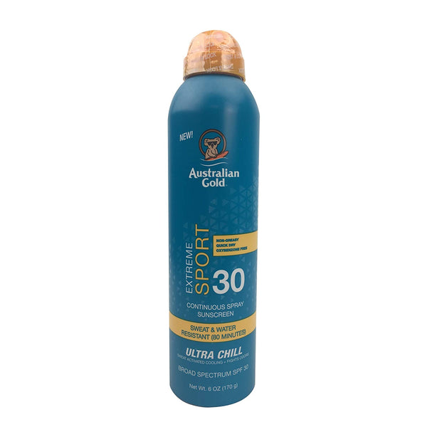 Australian Gold Extreme Sport Continuous Spray Sunscreen SPF 30, 6 Oz