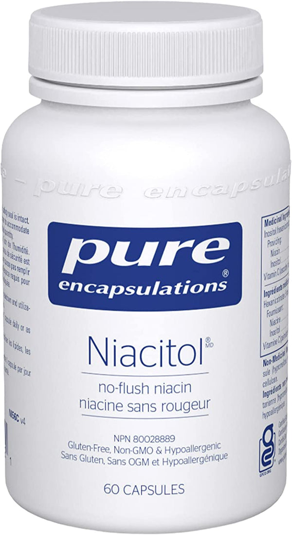 Pure Encapsulations Niacitol 500Mg 60 Capsules