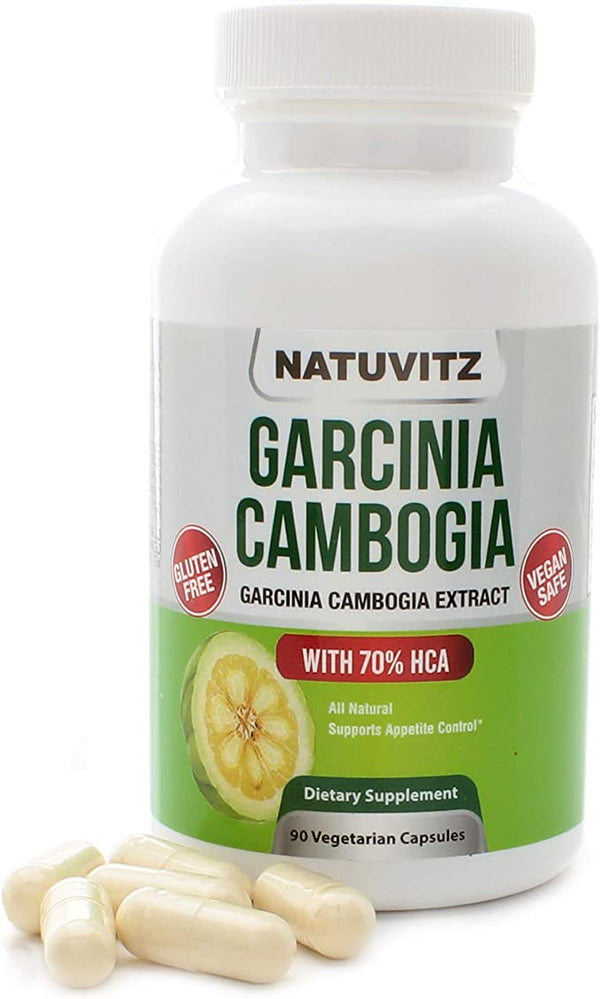 Natuvitz Garcinia Cambogia Extract Vegetarian Capsules