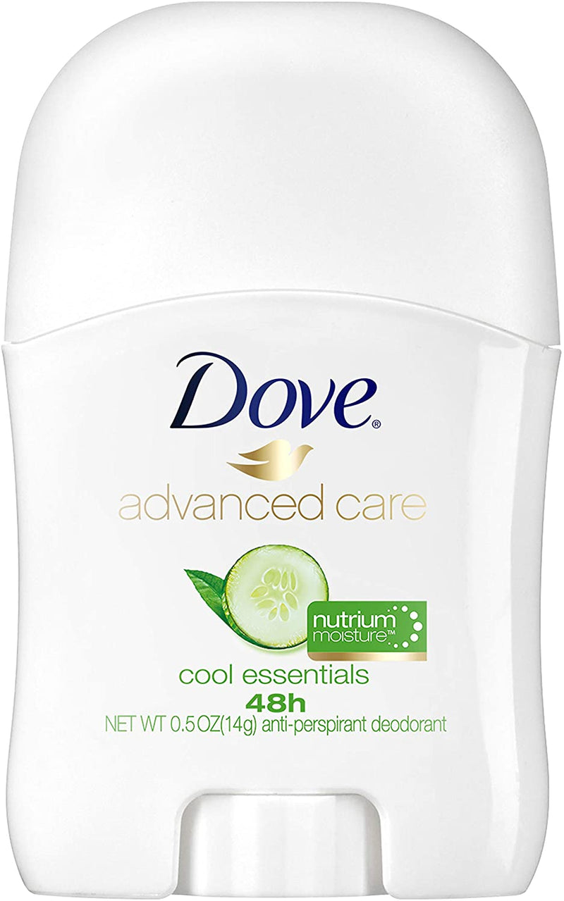 Dove Advanced Care Antiperspirant Deodorant Stick Travel Size 0.5 Oz