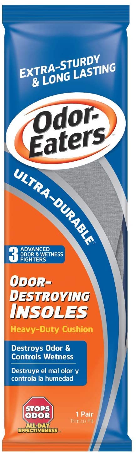 Odor-Eaters Ultra-Durable, Heavy Duty Cushion Insoles, 1 Pair