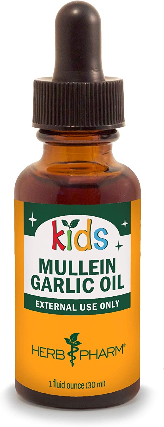 Hierbas Pharm Kids Mullein Aceit de ajo 1 oz