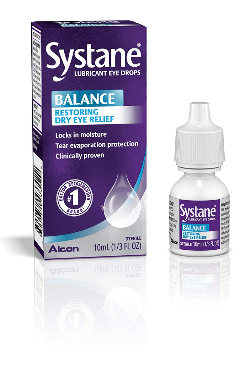 Systane Balance Lubricant Eye Drops. Restoring Dry Eye Relief