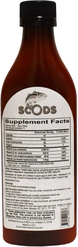 Scods Emulsion Cod Liver Oil Orange 6.7 Oz