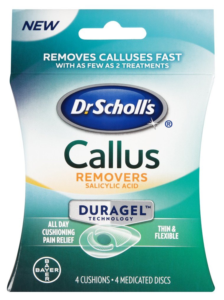 Dr. Scholls Callus Removers 4 Cushions - 4 Medicated Discs
