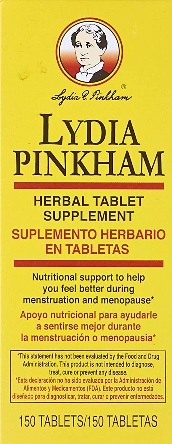 Lydia Pinkham Herbal Tablet Supplement 150 Tablets