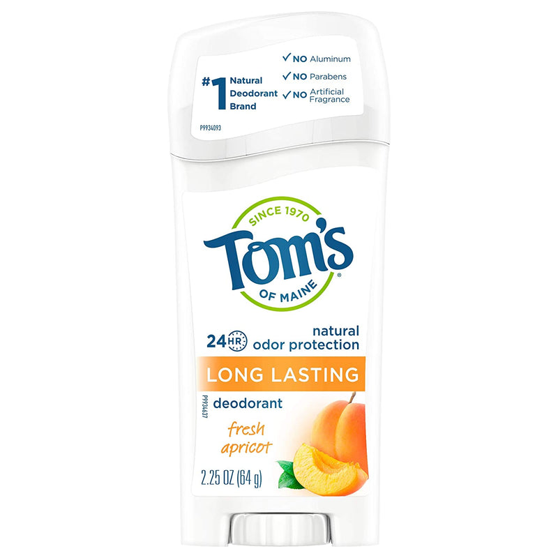 Toms Of Maine Natural Deodorant Stick Apricot, 2.25