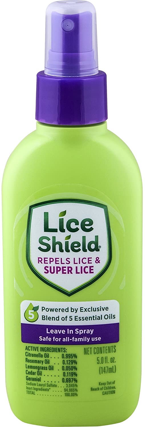 Lice Shield Leave in Spray, 5 Fl Oz Bottle