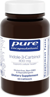 Pure Encapsulations Indole-3-Carbinol 400Mg 60 Capsules