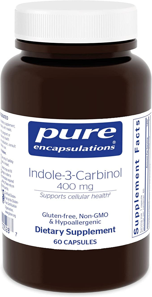 Pure Encapsulations Indole-3-Carbinol 400Mg 60 Capsules