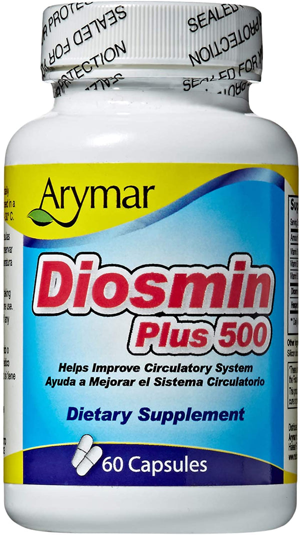 Arymar Diosmin Plus 500mg 60 Capsules