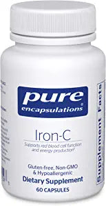 Pure Encapsulations Iron-C 60 Capsules