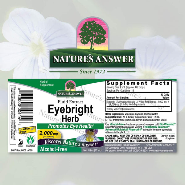 NATURES ANSWER EYEBRIGHT HERB EXTRACT 1Oz