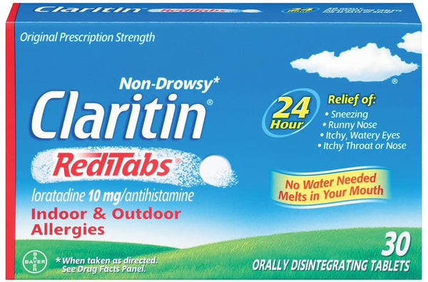 Claritin 24 Hour Non-Drowsy Allergy RediTabs, 10 mg, 30 Ct