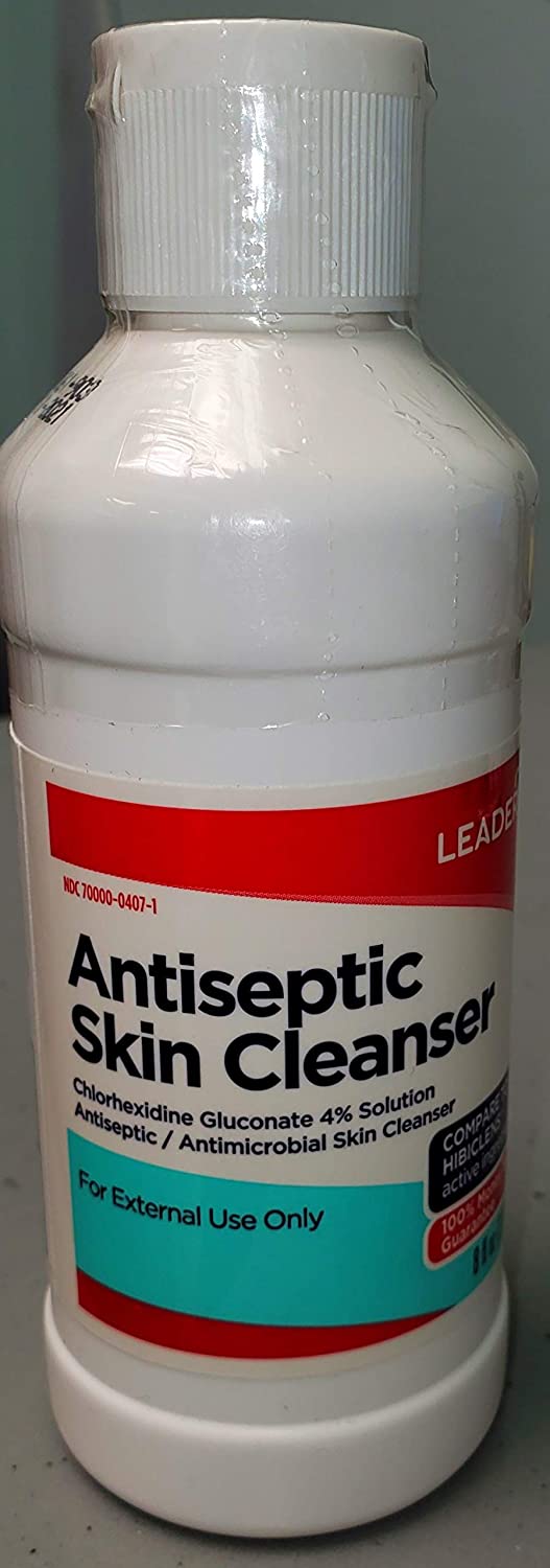 Leader Antiseptic Skin Cleanser 4% 8 Oz