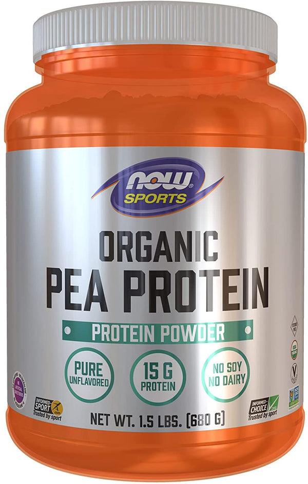 Now Sports Organic Pea Protein 1.5 Lbs