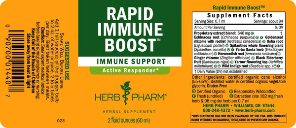 HERBS PHARM RAPID IMMUNE BOOST 2Oz