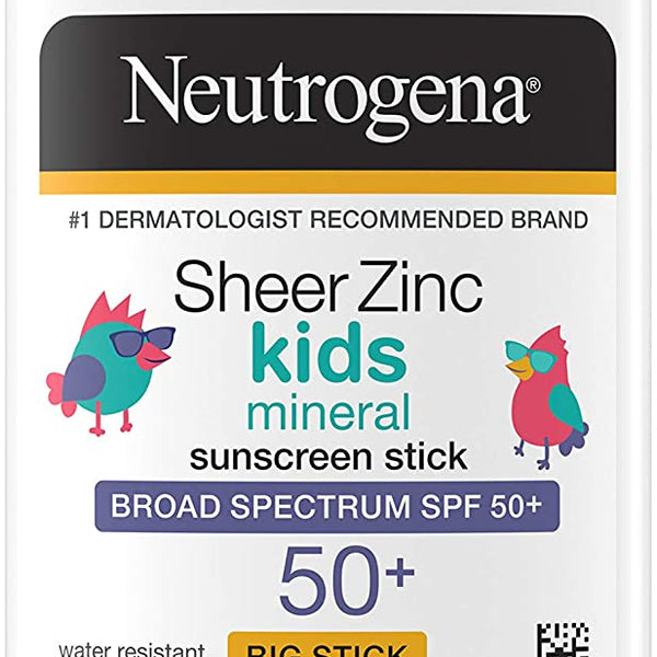 Zinc Kids Neutrogena Baby Stick Neutrogena Sheer Zinc Oxide Kids