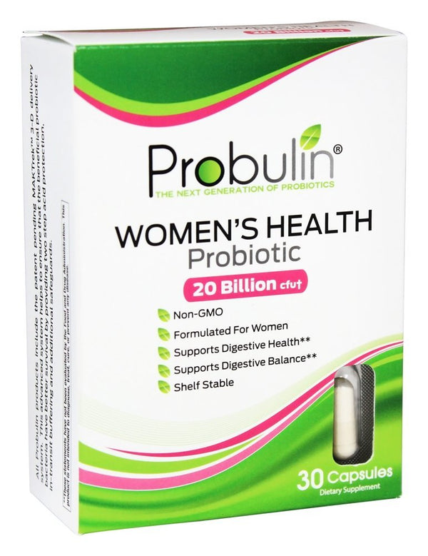 Probulin Women's Health, Probiotic, 20 Billion CFU, 30 Capsules