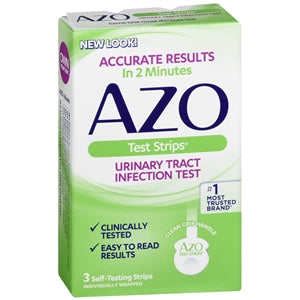 AZO Urinary Tract Infection (UTI) Test Strips, Accurate Results in 2 Minutes