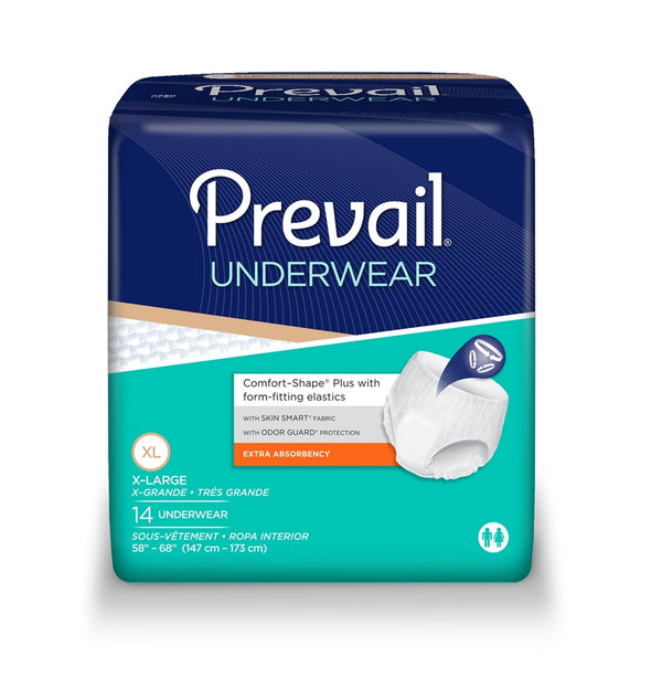 Prevail Extra Adult Absorbent Underwear PV-514 X-Large Pack of 14
