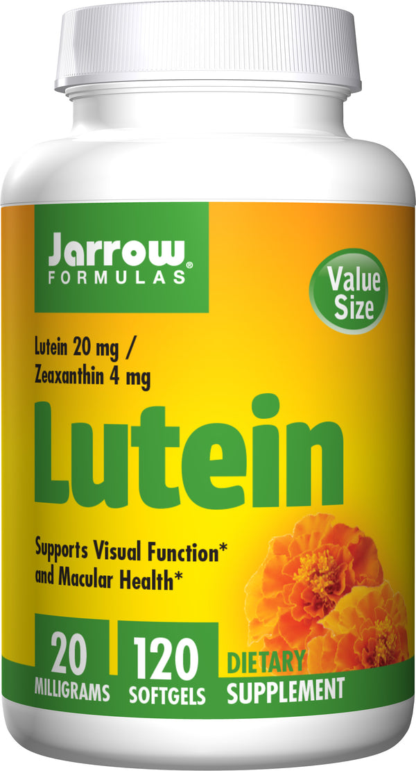 Jarrow Formulas Lutein, Supports Vision and Macular Health, 20 mg, 120 Softgels