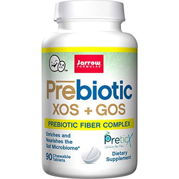 Jarrow Formulas Prebiotics XOS Plus GOS 90 Chewable Tablets