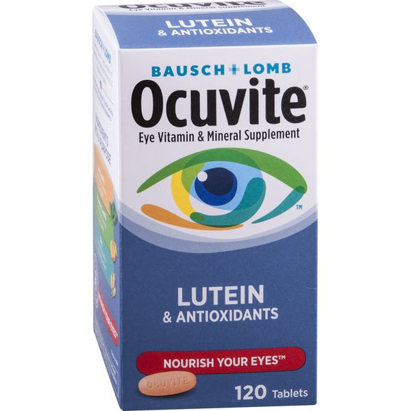 Bausch & Lomb Ocuvite Eye Vitamin & Mineral Supplement Tablets