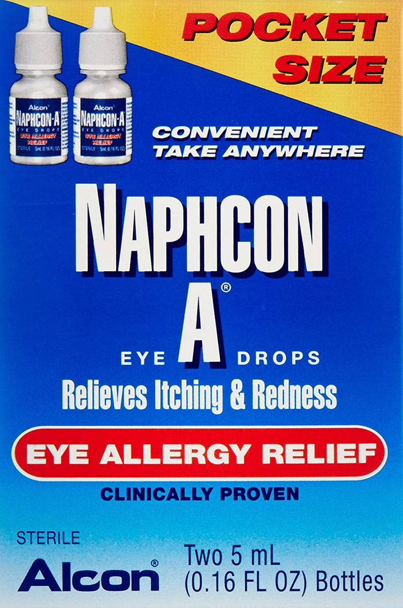 Naphcon-A Eye Drops, Twin Pack, 2 Count of 0.16 Fl Oz