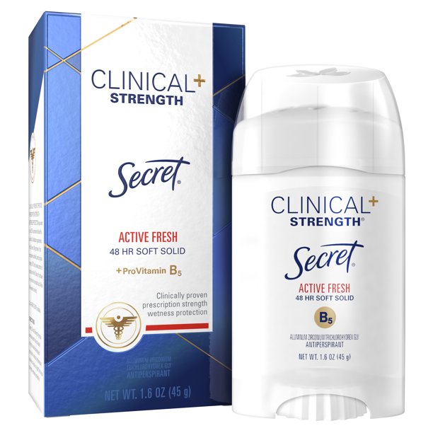 SECRETO FUERZA CLÍNICA DESDORANTE DE SPORT 1.6oz