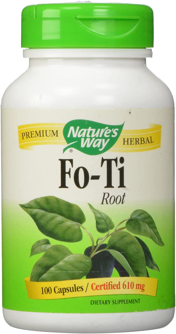 Nature's Way Fo-Ti Root 610 mg Vegetable Capsules