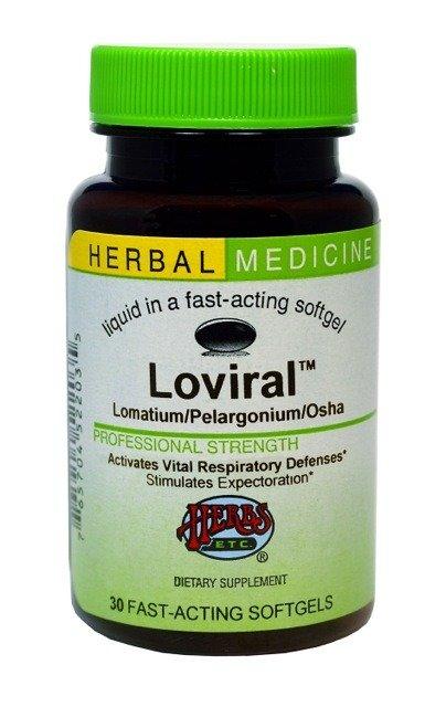 Herbs Etc., Loviral, 30 Fast-Acting Softgels
