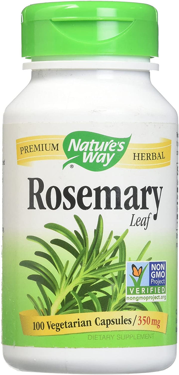 Nature's Way Rosemary Hojas 350 mg de cápsulas de vegetales