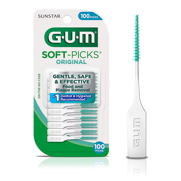 GUM Soft-Picks Original Dental Picks. 100 Count