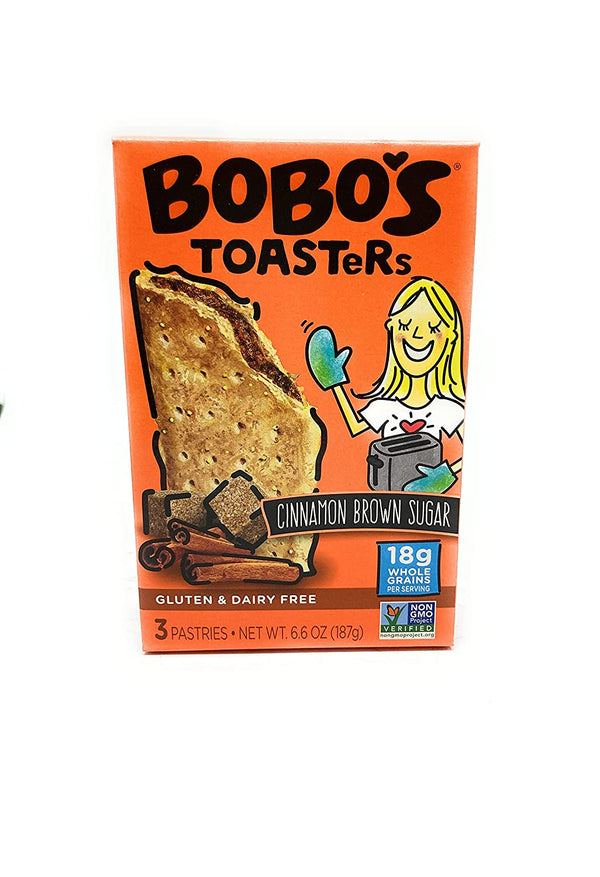 BOBO'S OAT BARS Cinnamon Brown Sugar Toaster Pastry, 6.6 OZ
