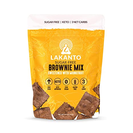 Lakanto Mezcla de brownie - sin azúcar, ceto