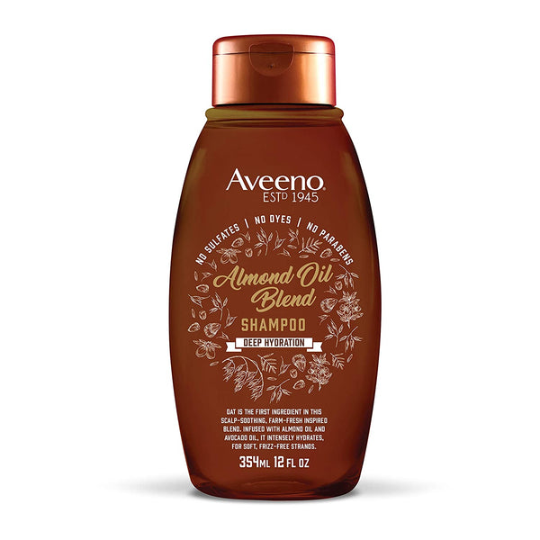 Aveeno Shampoo Aceite de almendras Mezcla de 12 oz