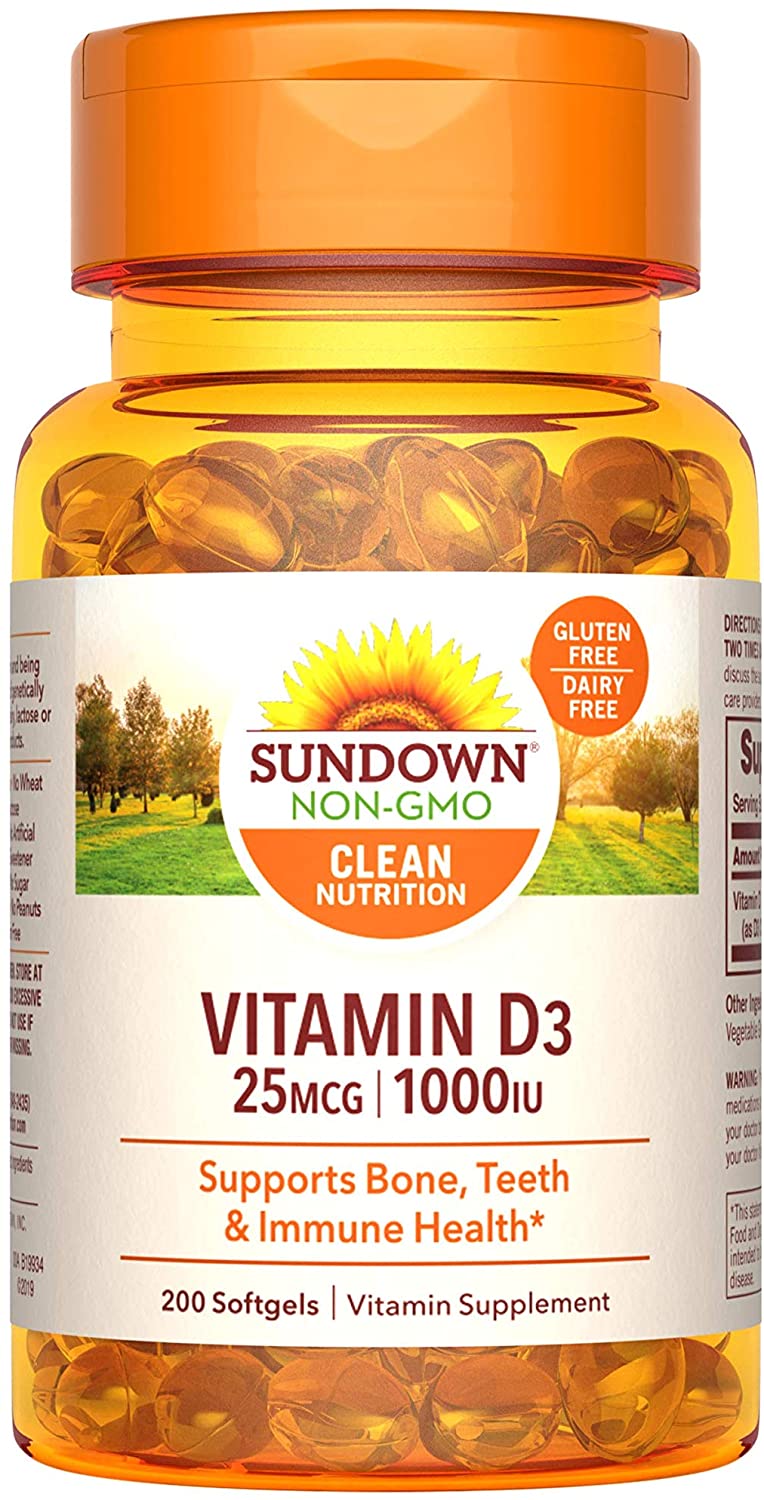 Sundown Vitamin D3 1000 IU Softgels Locatel Health & Wellness Online