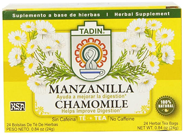 Tadin Chamomile Manzanilla Tea 24ct