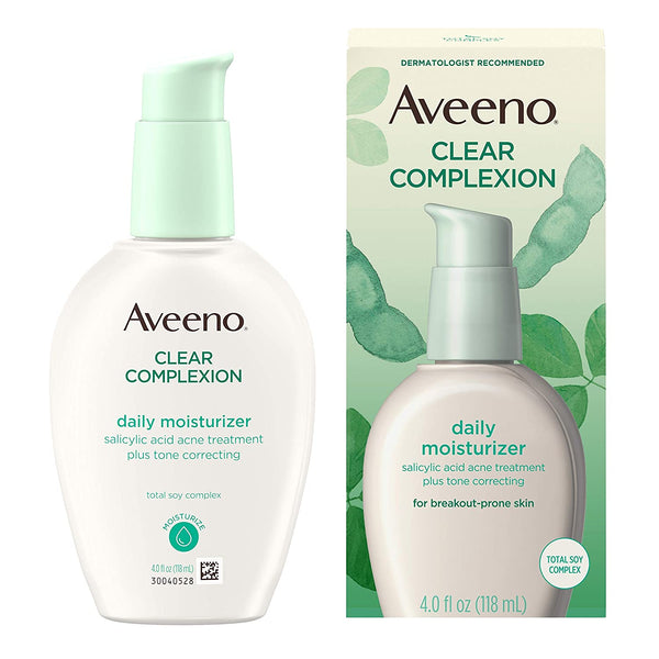 Aveeno Clear Complexion Salicylic Acid Acne-Fighting Daily Face Moisturizer 4 oz